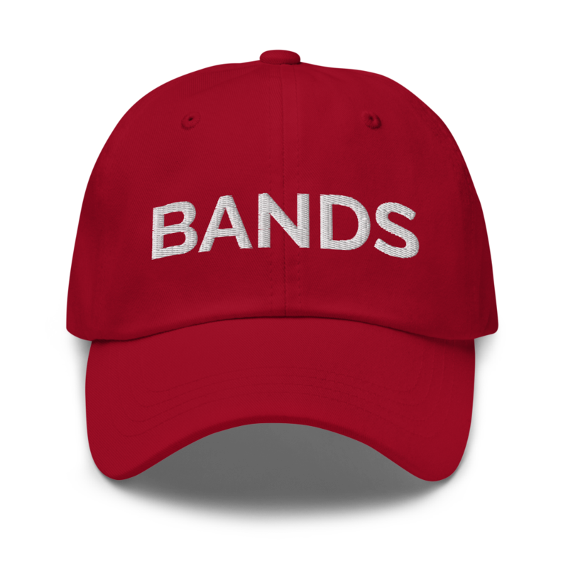 Bands Hat - Cranberry