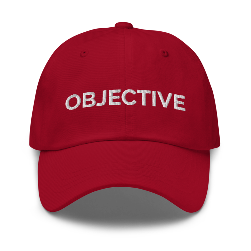 Objective Hat - Cranberry