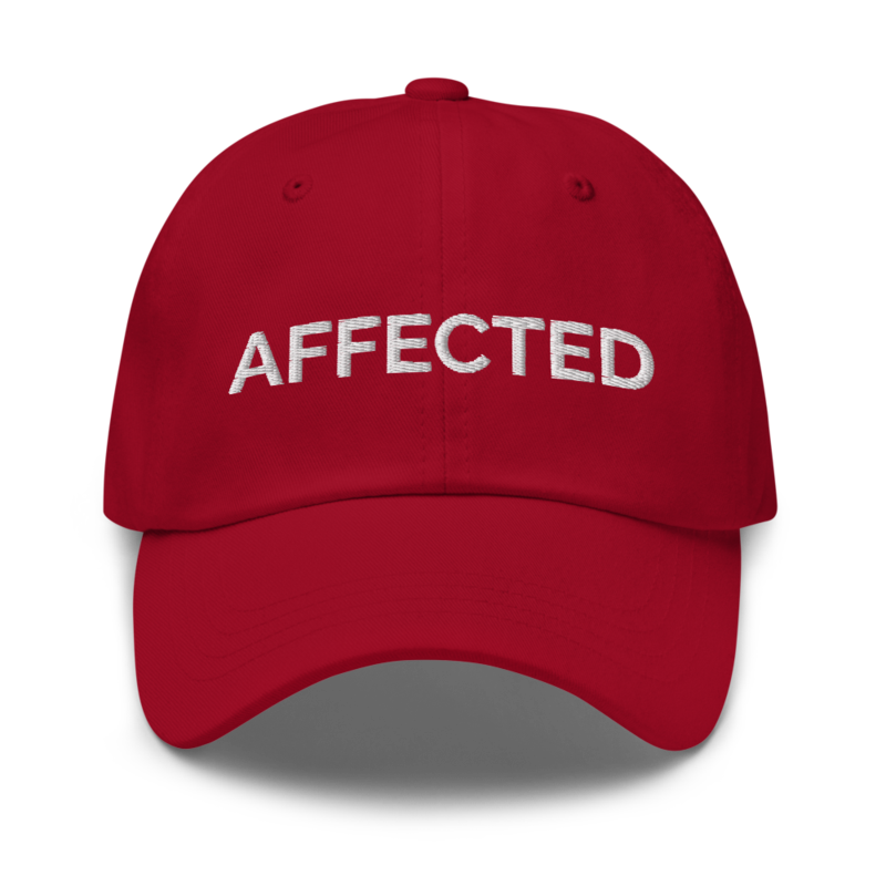 Affected Hat - Cranberry