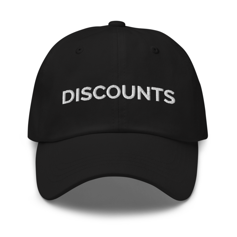 Discounts Hat - Black