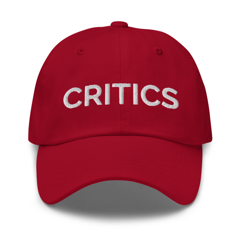 Critics Hat - Cranberry