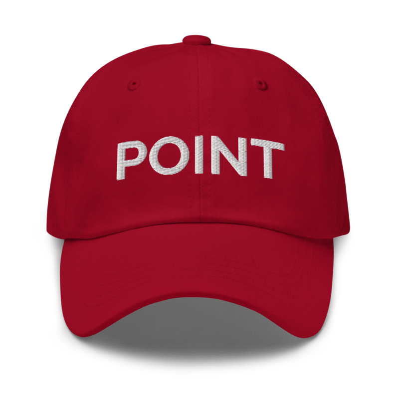 Point Hat - Cranberry