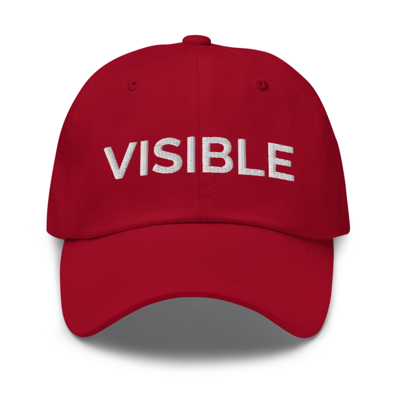 Visible Hat - Cranberry