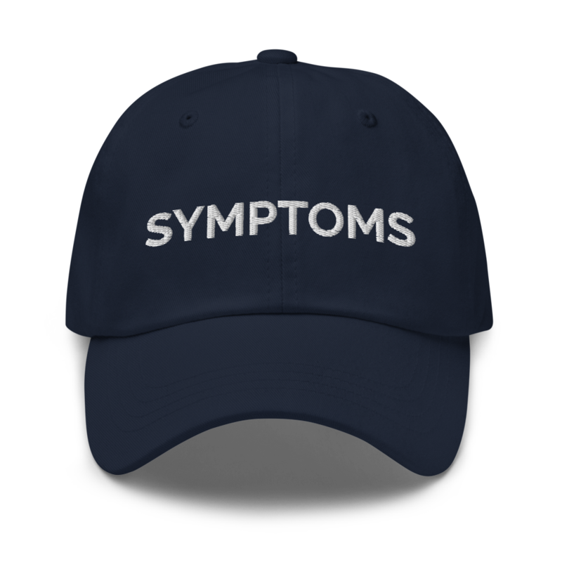 Symptoms Hat - Navy
