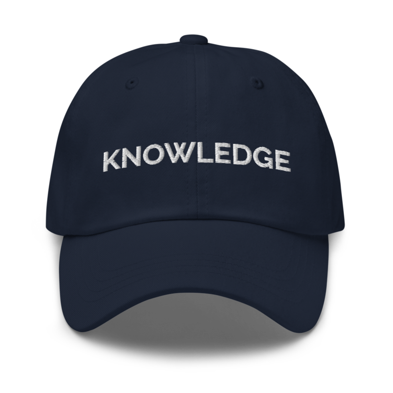 Knowledge Hat - Navy