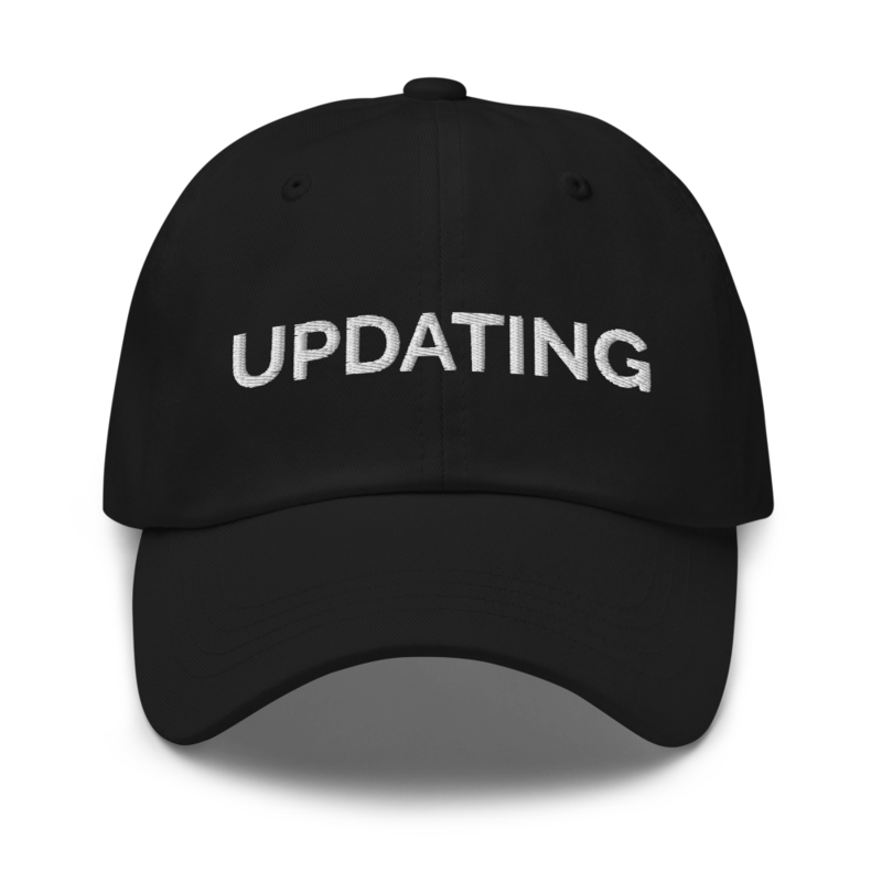 Updating Hat - Black