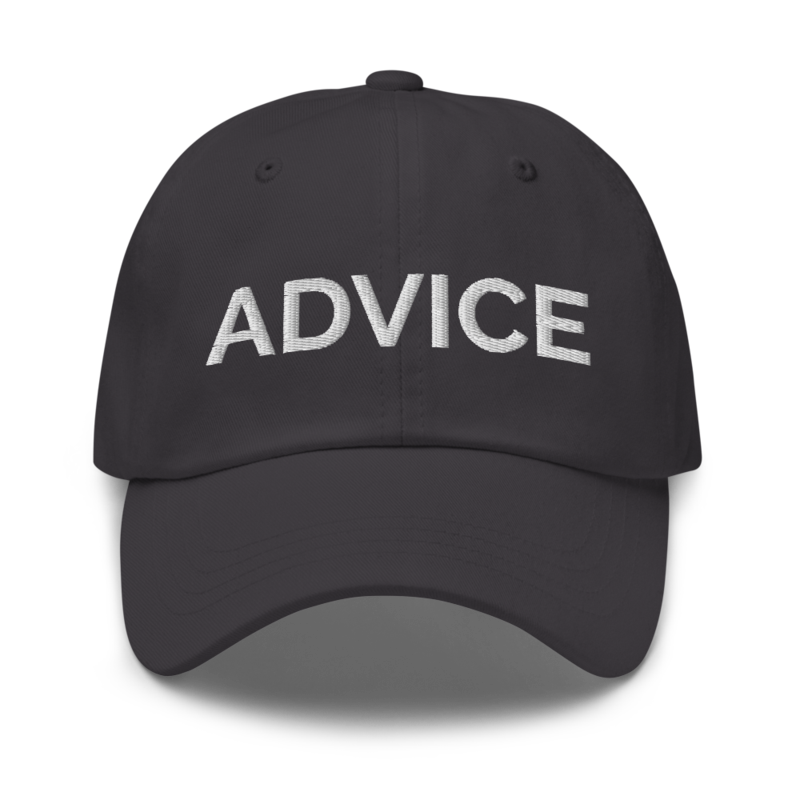 Advice Hat - Dark Grey