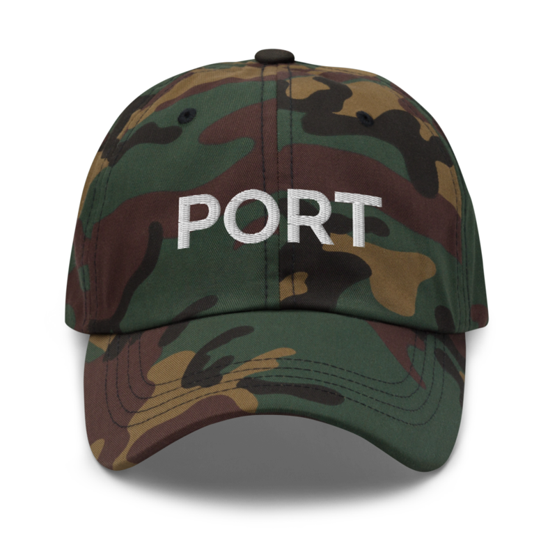 Port Hat - Green Camo