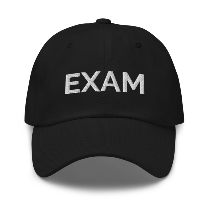 Exam Hat - Black