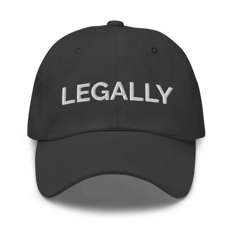 Legally Hat - Dark Grey