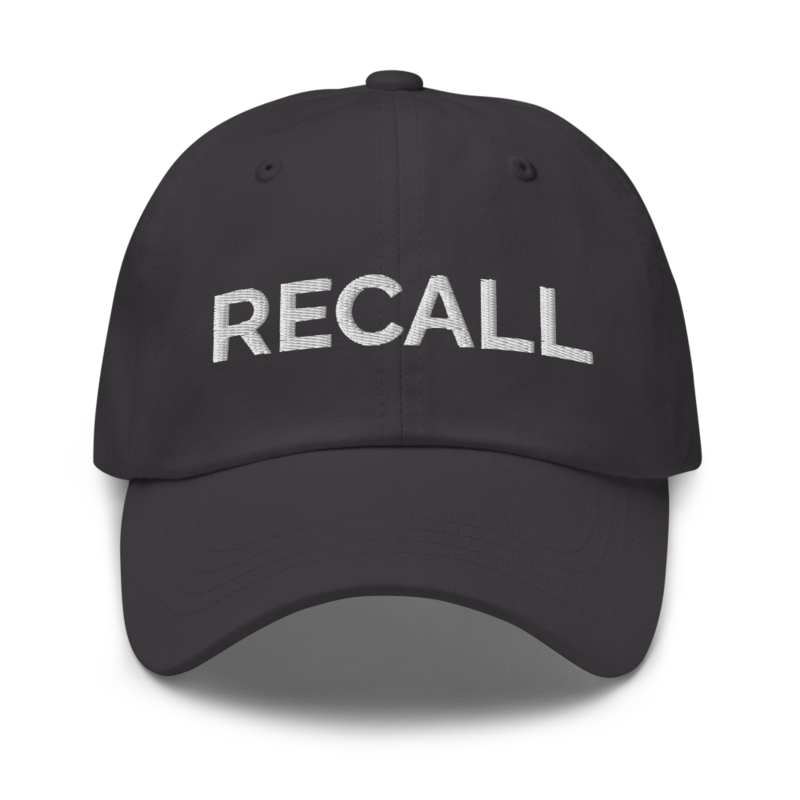 Recall Hat - Dark Grey
