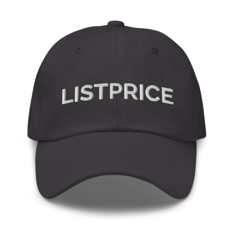 Listprice Hat - Dark Grey
