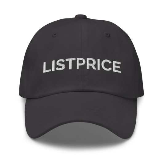 Listprice Hat - Dark Grey