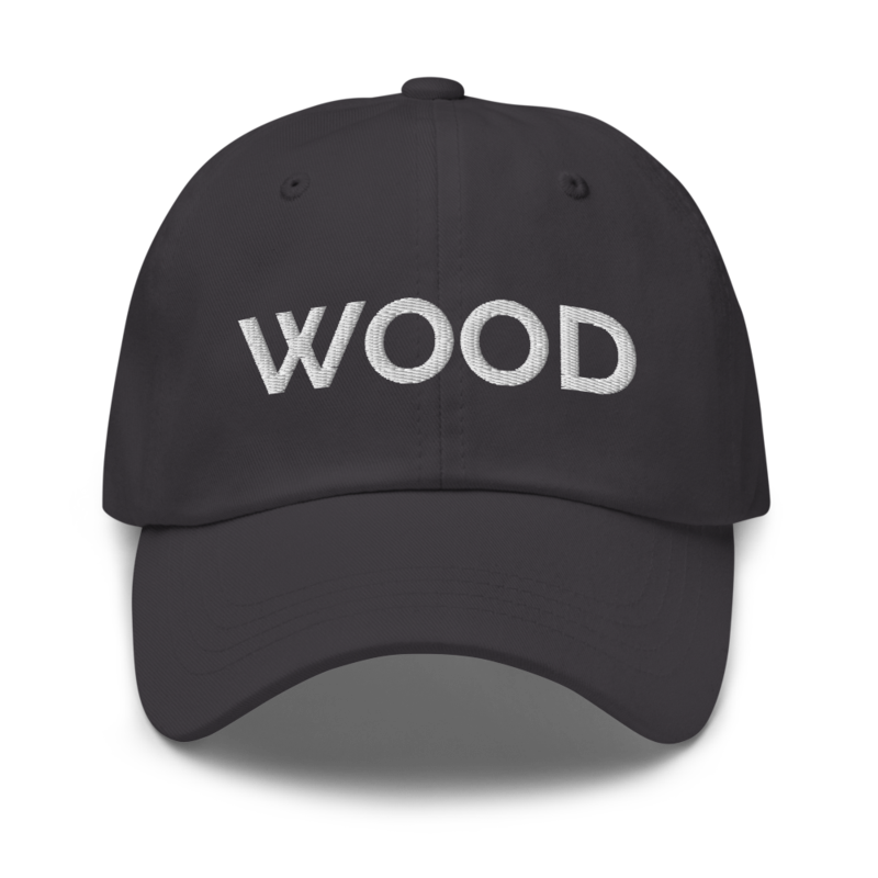 Wood Hat - Dark Grey