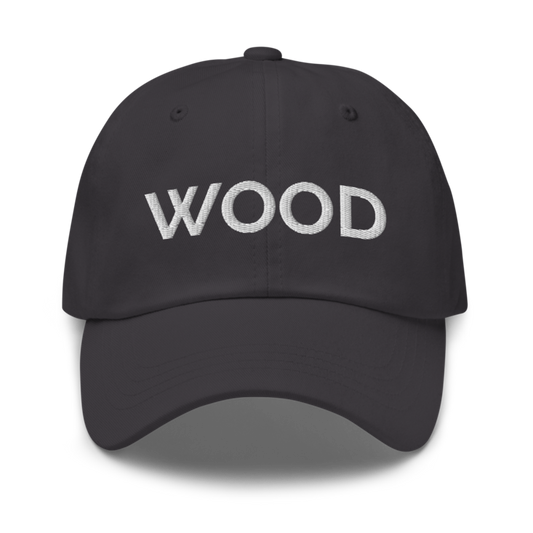 Wood Hat - Dark Grey