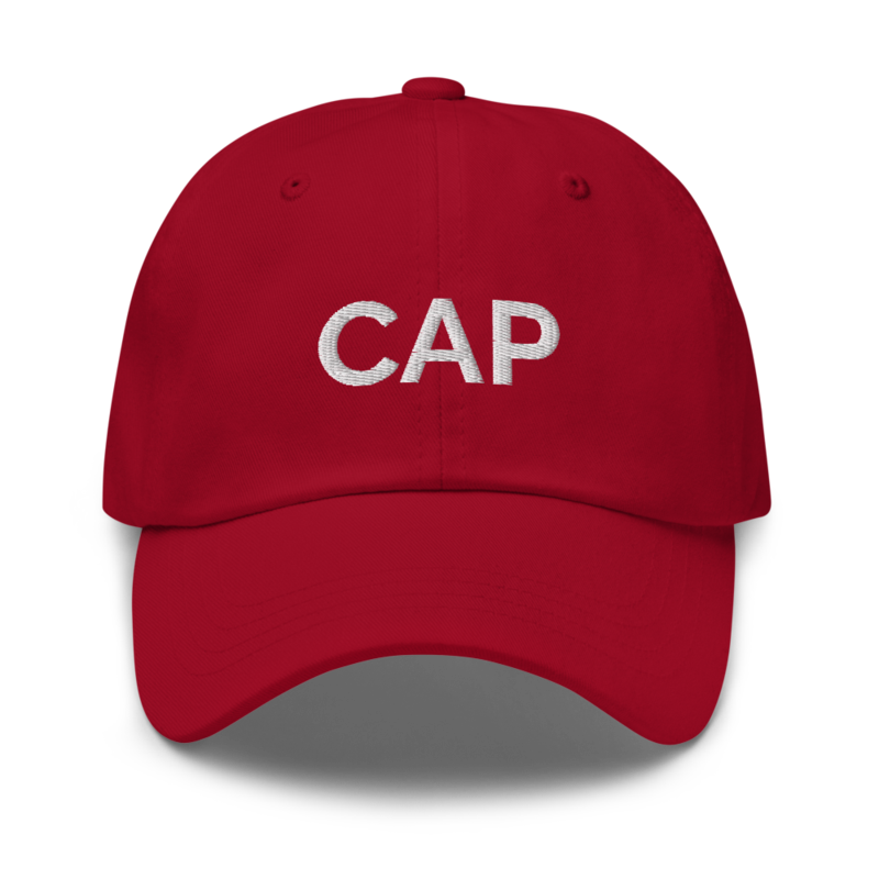 Cap Hat - Cranberry