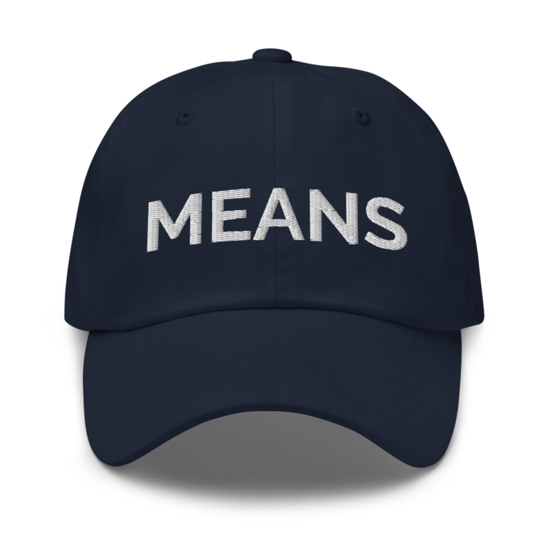 Means Hat - Navy