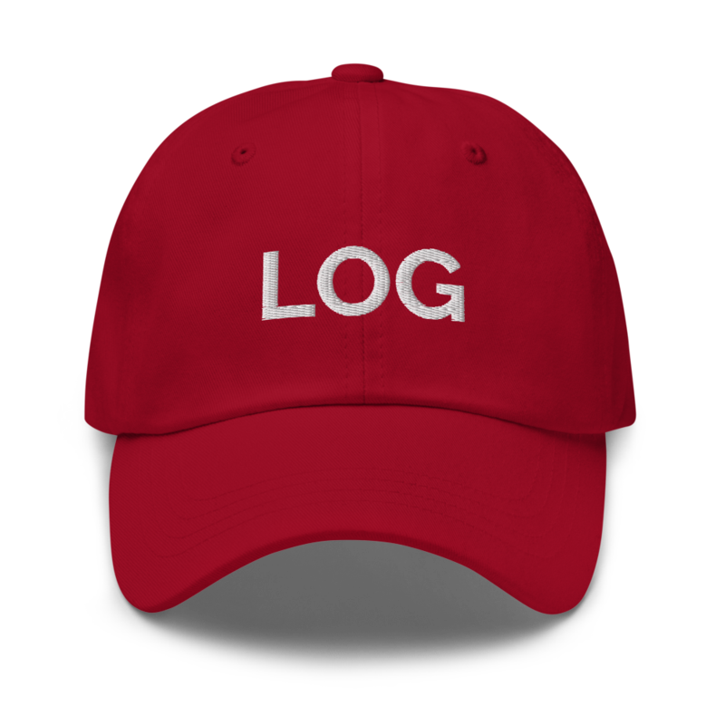 Log Hat - Cranberry