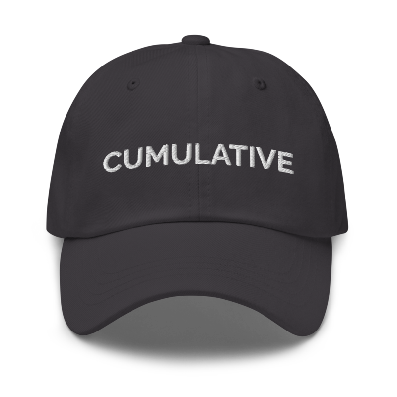 Cumulative Hat - Dark Grey
