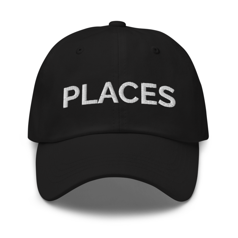 Places Hat - Black