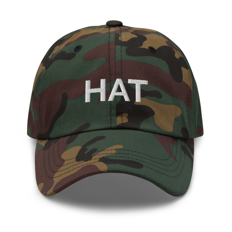 Hat Hat - Green Camo