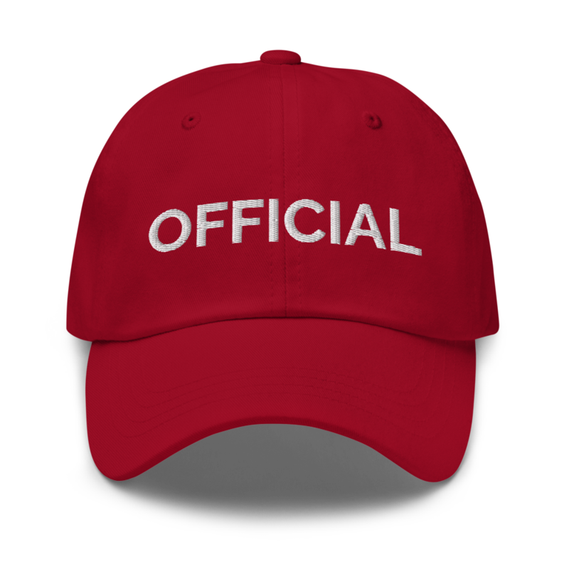 Official Hat - Cranberry