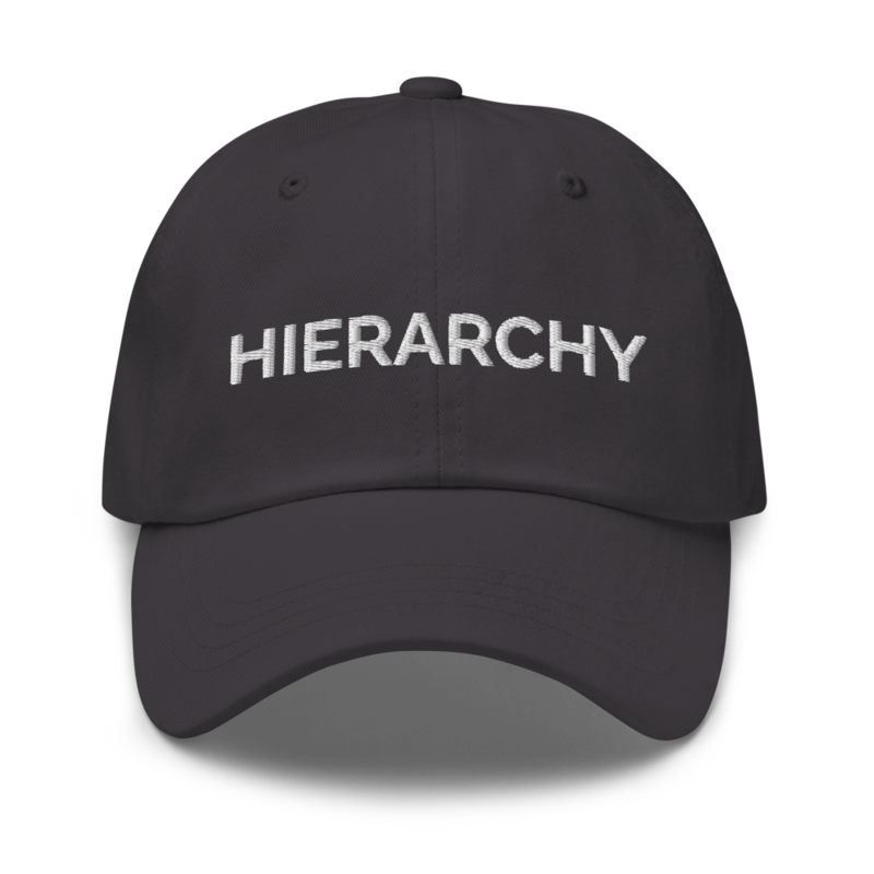 Hierarchy Hat - Dark Grey