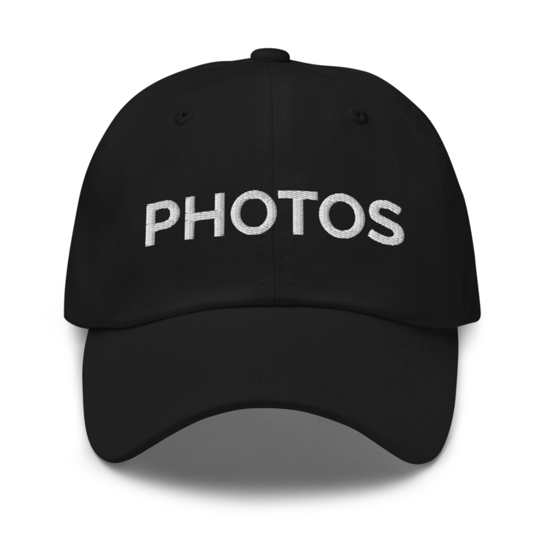 Photos Hat - Black