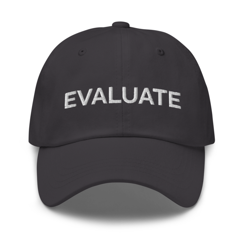 Evaluate Hat - Dark Grey