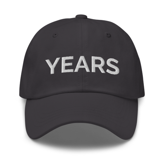 Years Hat - Dark Grey