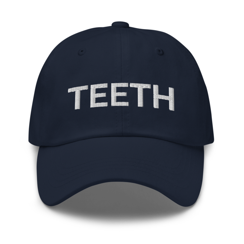 Teeth Hat - Navy