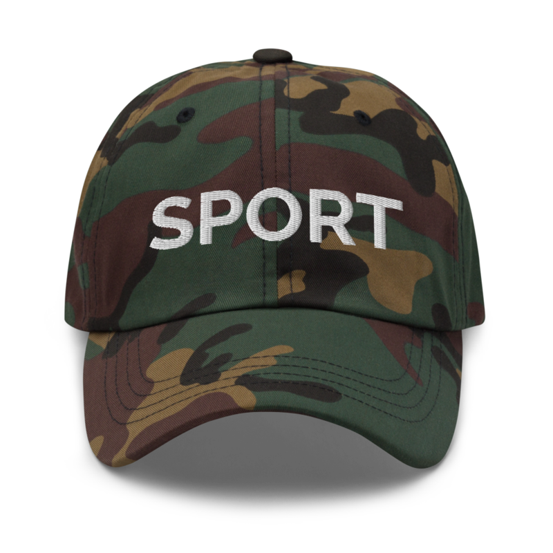 Sport Hat - Green Camo