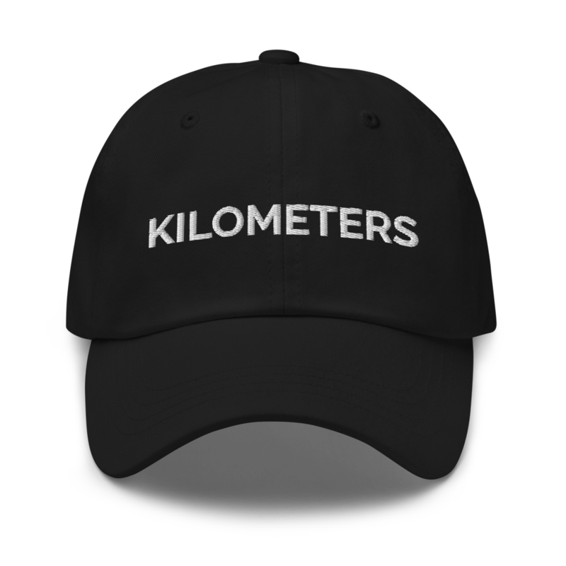 Kilometers Hat - Black