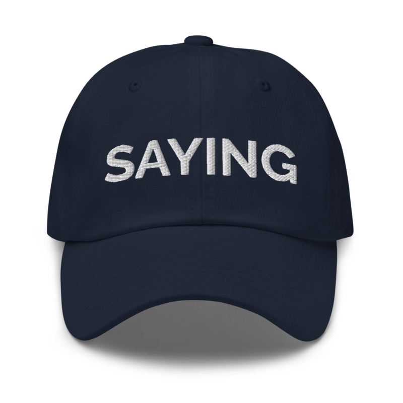 Saying Hat - Navy