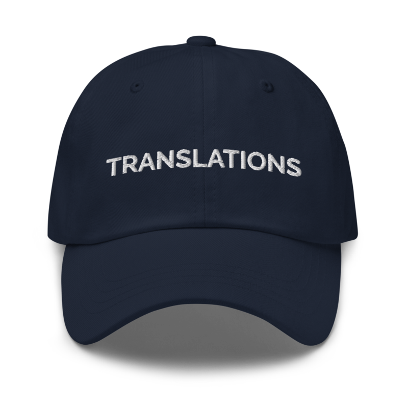 Translations Hat - Navy