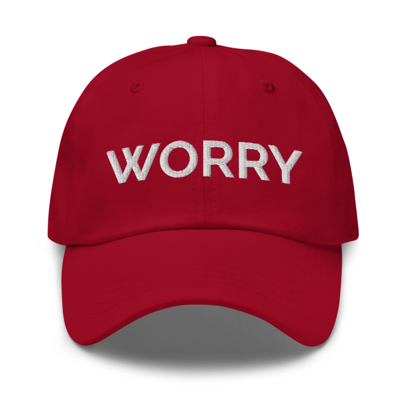 Worry Hat - Cranberry