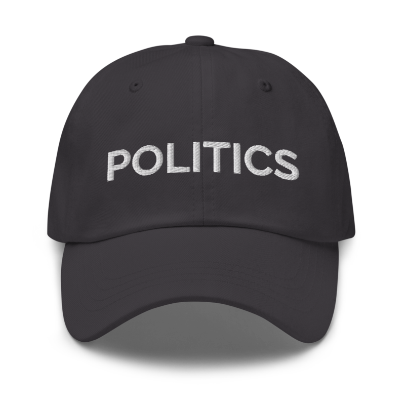 Politics Hat - Dark Grey