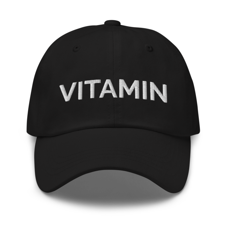 Vitamin Hat - Black