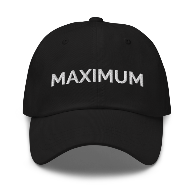 Maximum Hat - Black