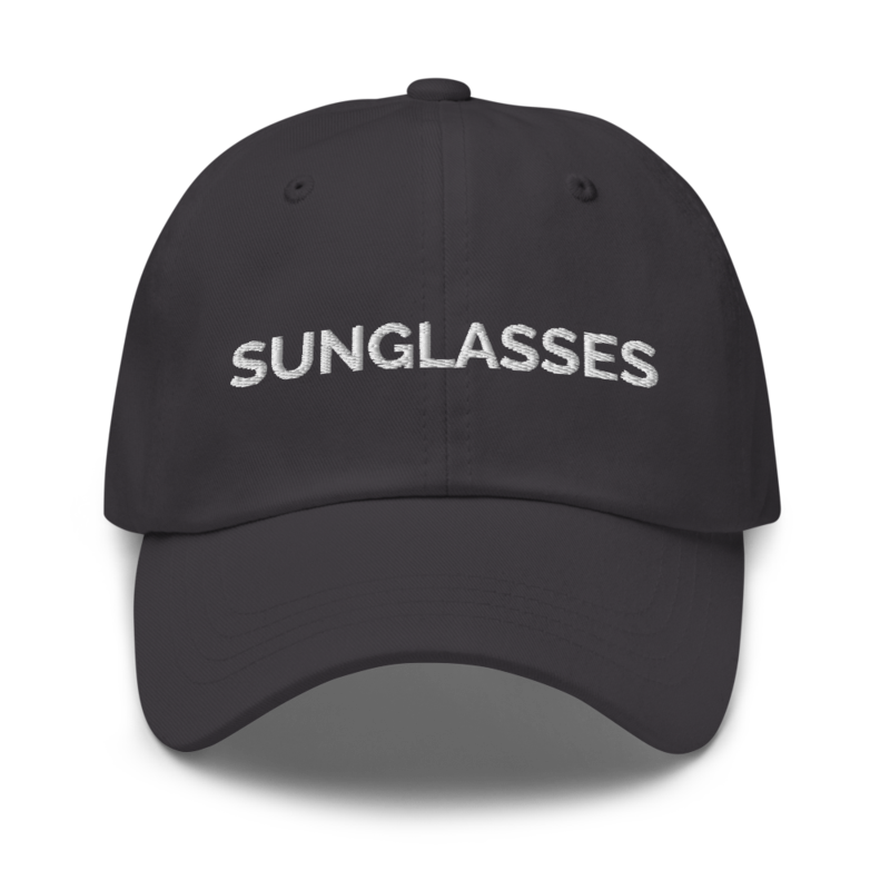 Sunglasses Hat - Dark Grey