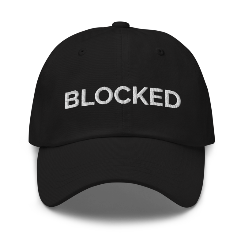 Blocked Hat - Black