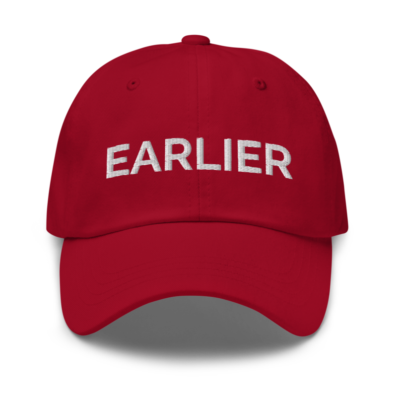 Earlier Hat - Cranberry