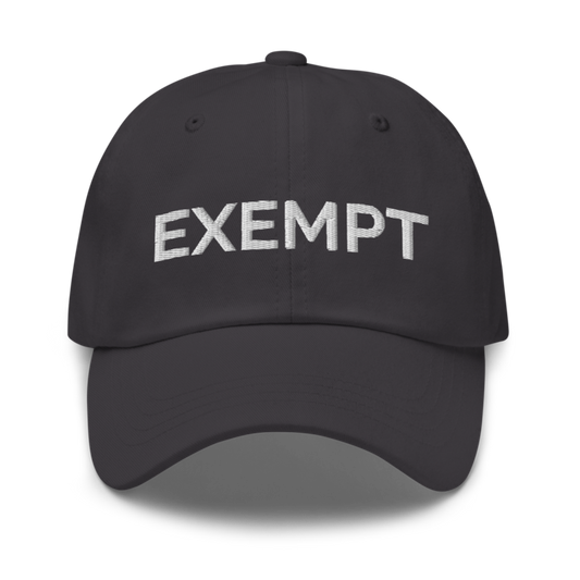 Exempt Hat - Dark Grey