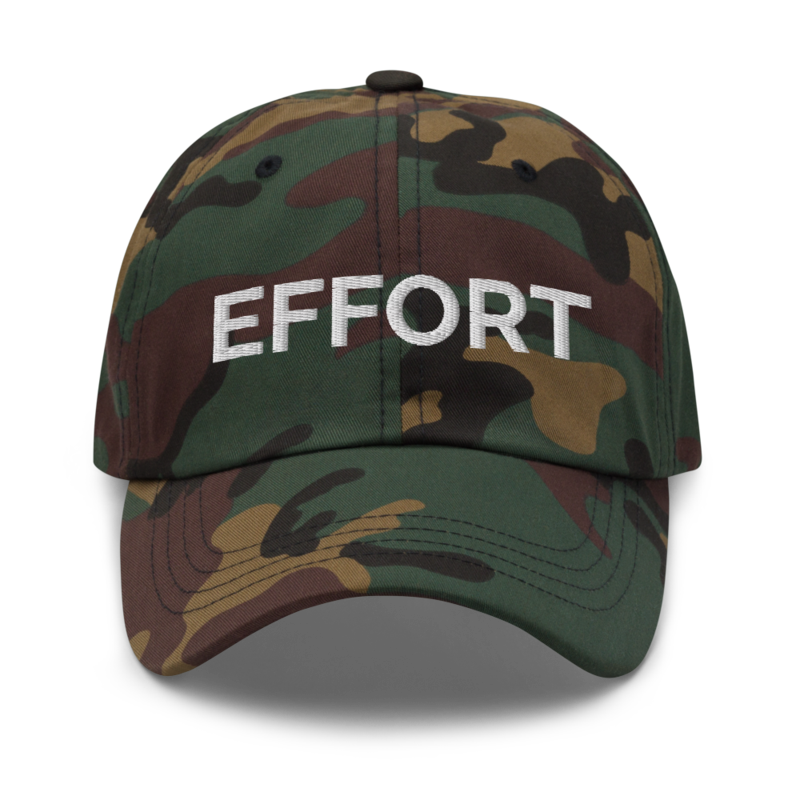 Effort Hat - Green Camo