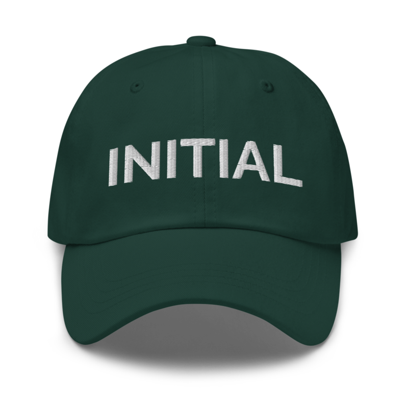 Initial Hat - Spruce