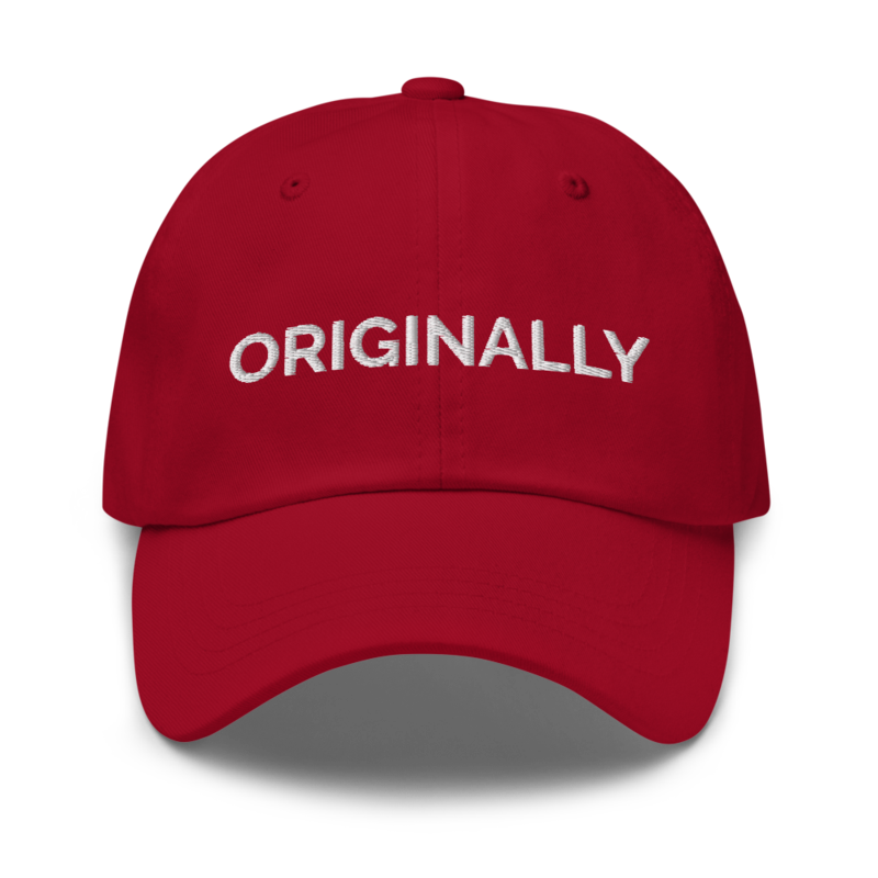 Originally Hat - Cranberry