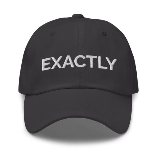 Exactly Hat - Dark Grey
