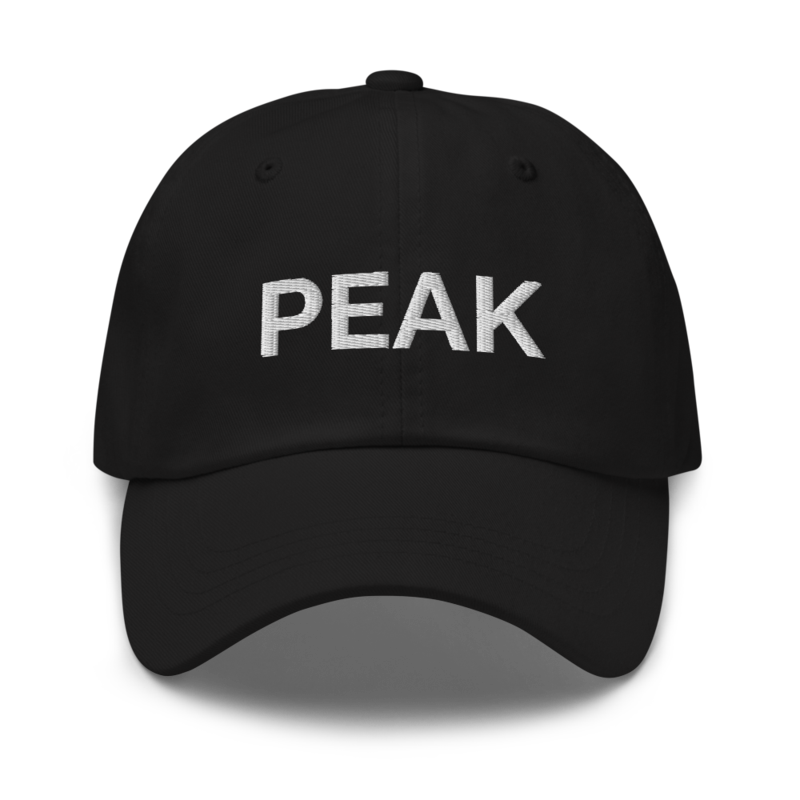 Peak Hat - Black