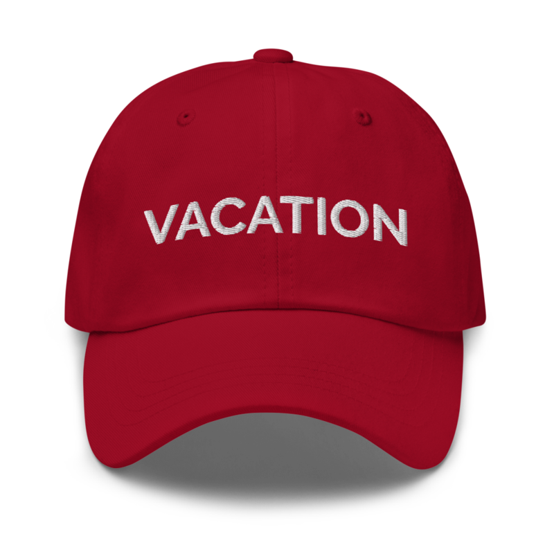 Vacation Hat - Cranberry