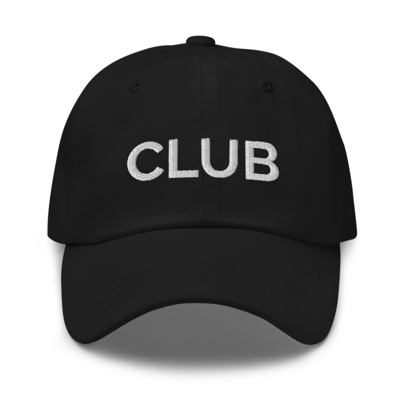 Club Hat - Black